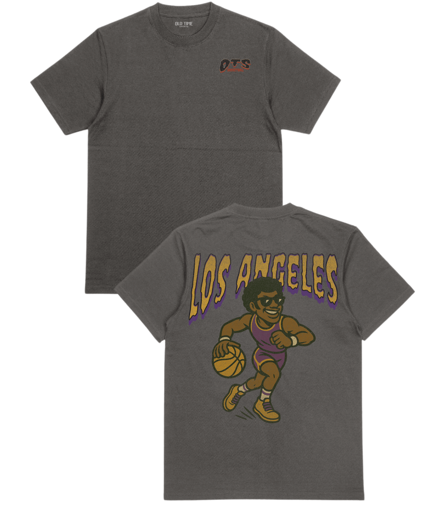 Los Angeles Basketball T-Shirt - Old Time Sports