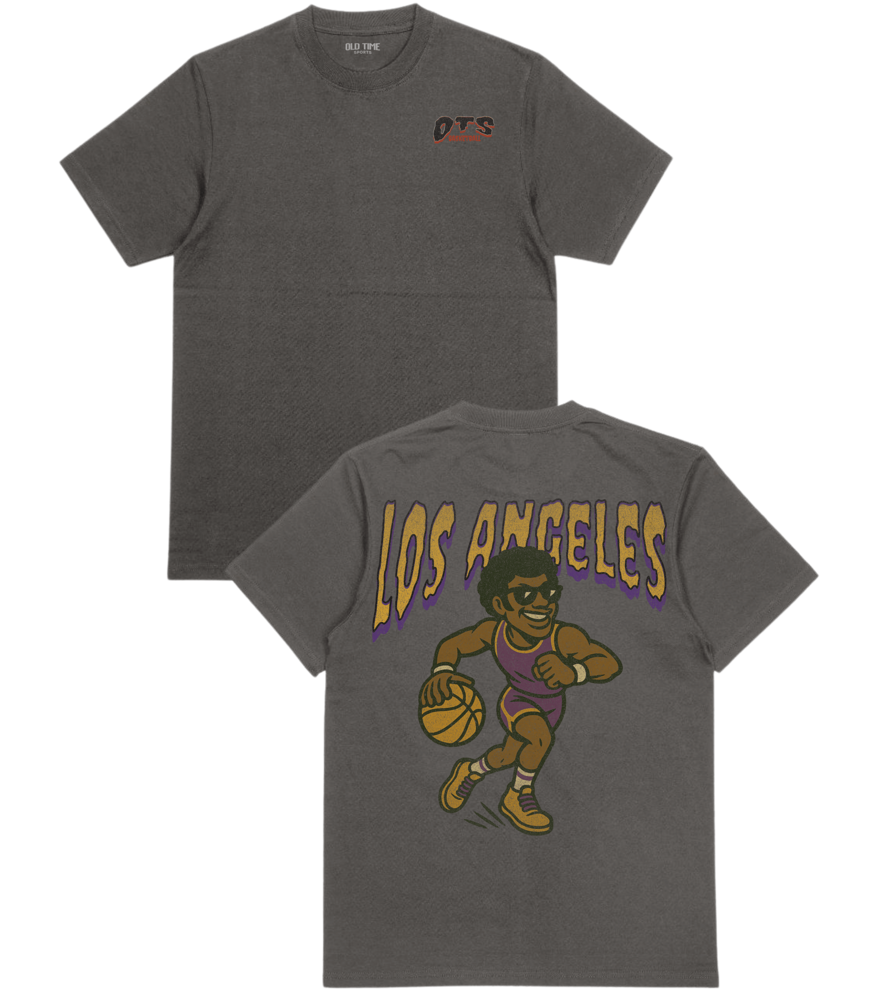 Los Angeles Basketball T-Shirt - Old Time Sports
