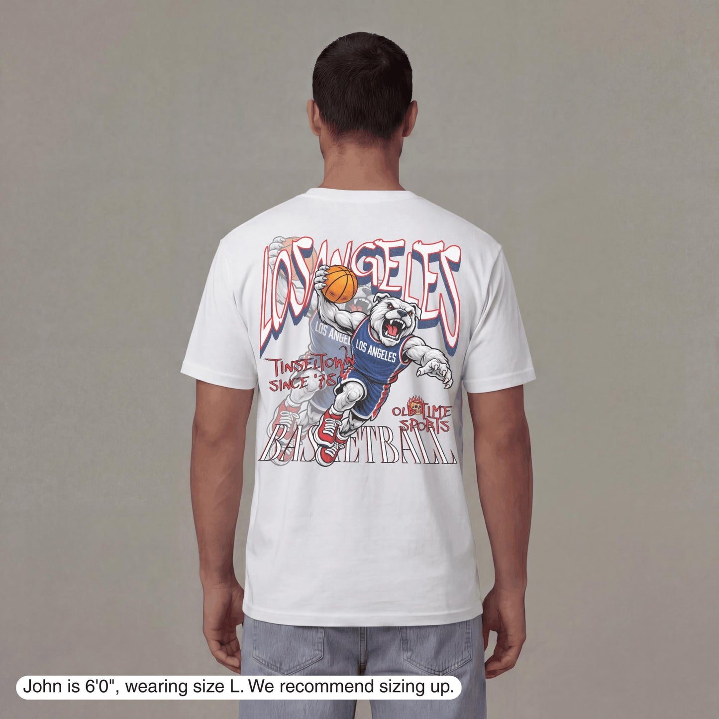 Los Angeles Dunkman T-Shirt - Old Time Sports