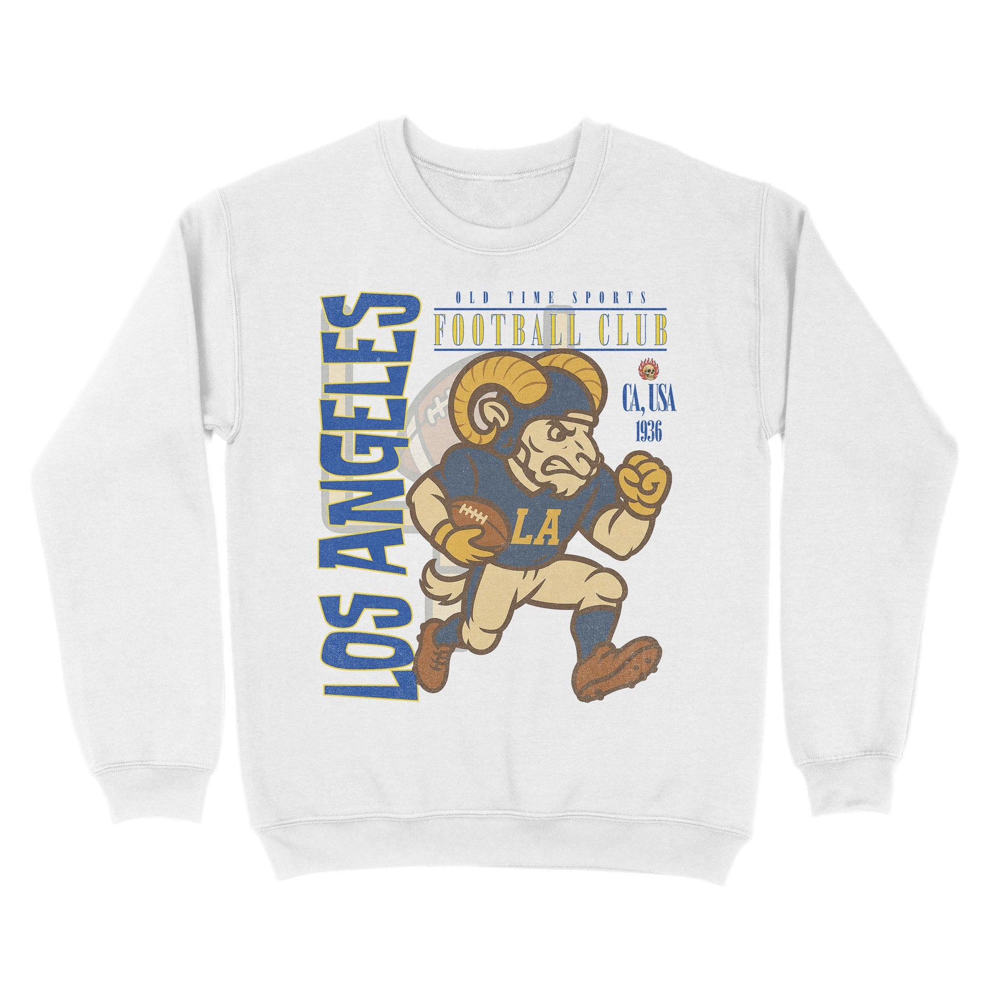 Los Angeles Football Basic Crewneck - Old Time Sports