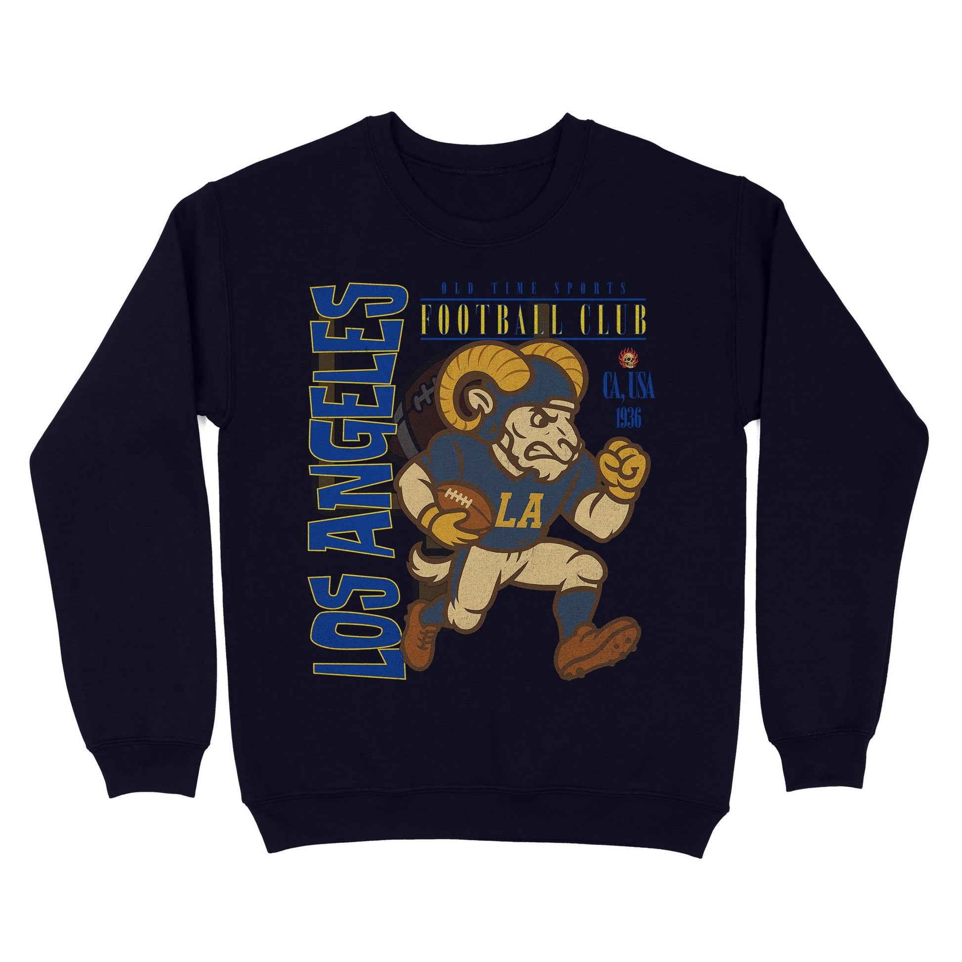 Los Angeles Football Basic Crewneck - Old Time Sports