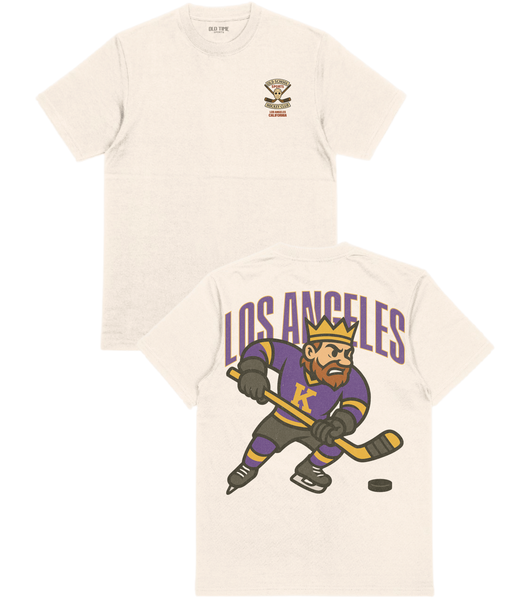 Los Angeles Hockey v1 T-Shirt - Old Time Sports