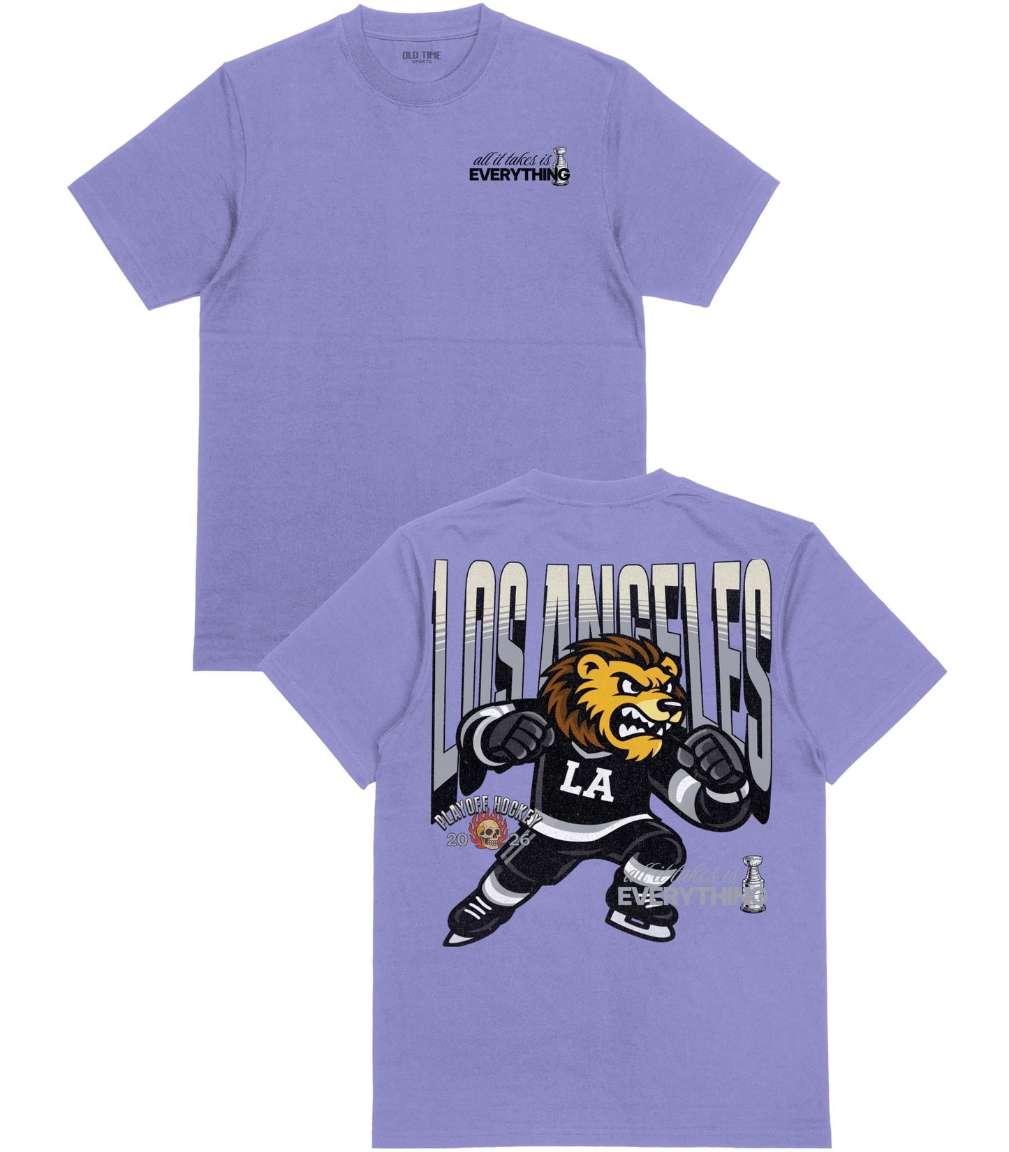 Los Angeles Playoff Hockey T-Shirt - Old Time Sports
