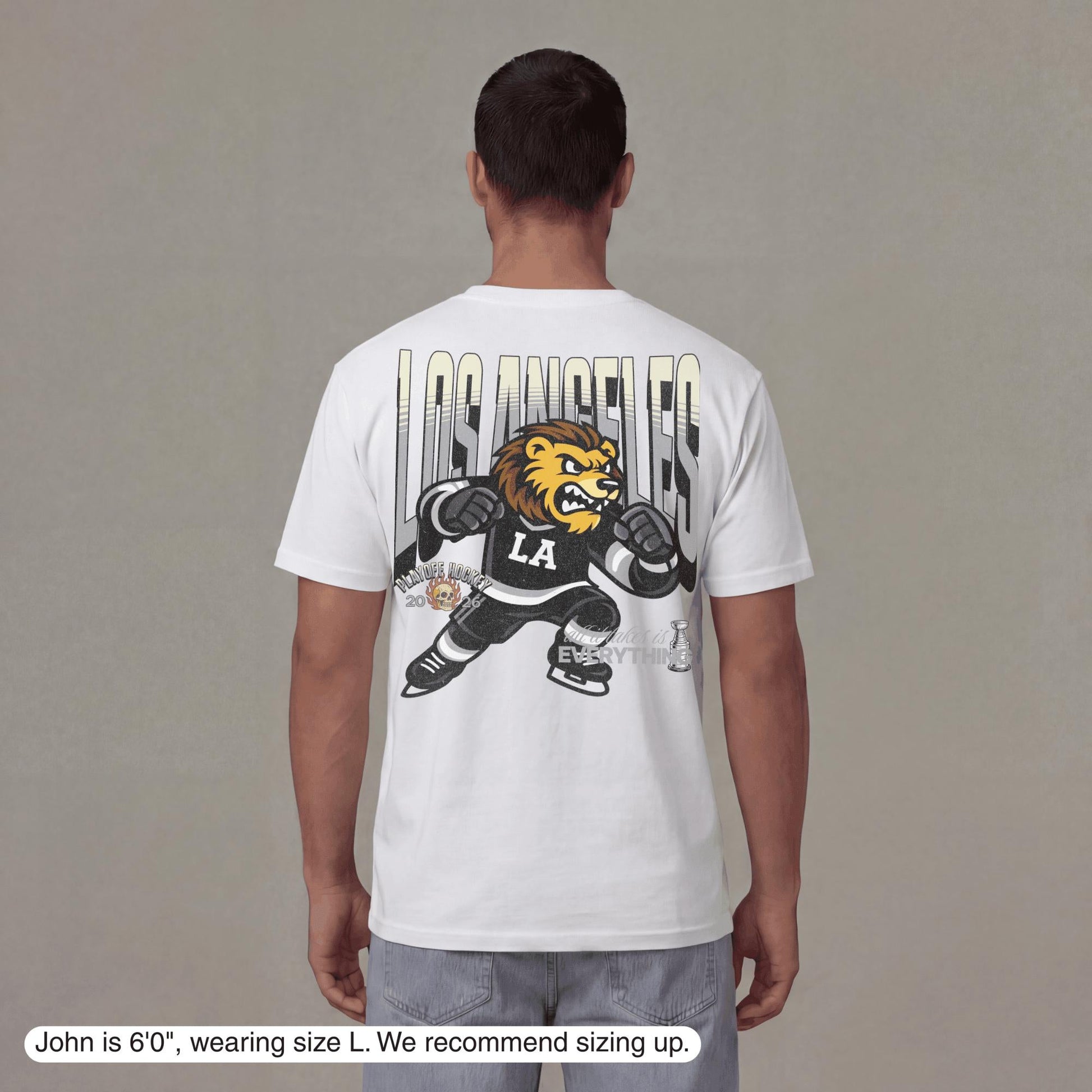 Los Angeles Playoff Hockey T-Shirt - Old Time Sports