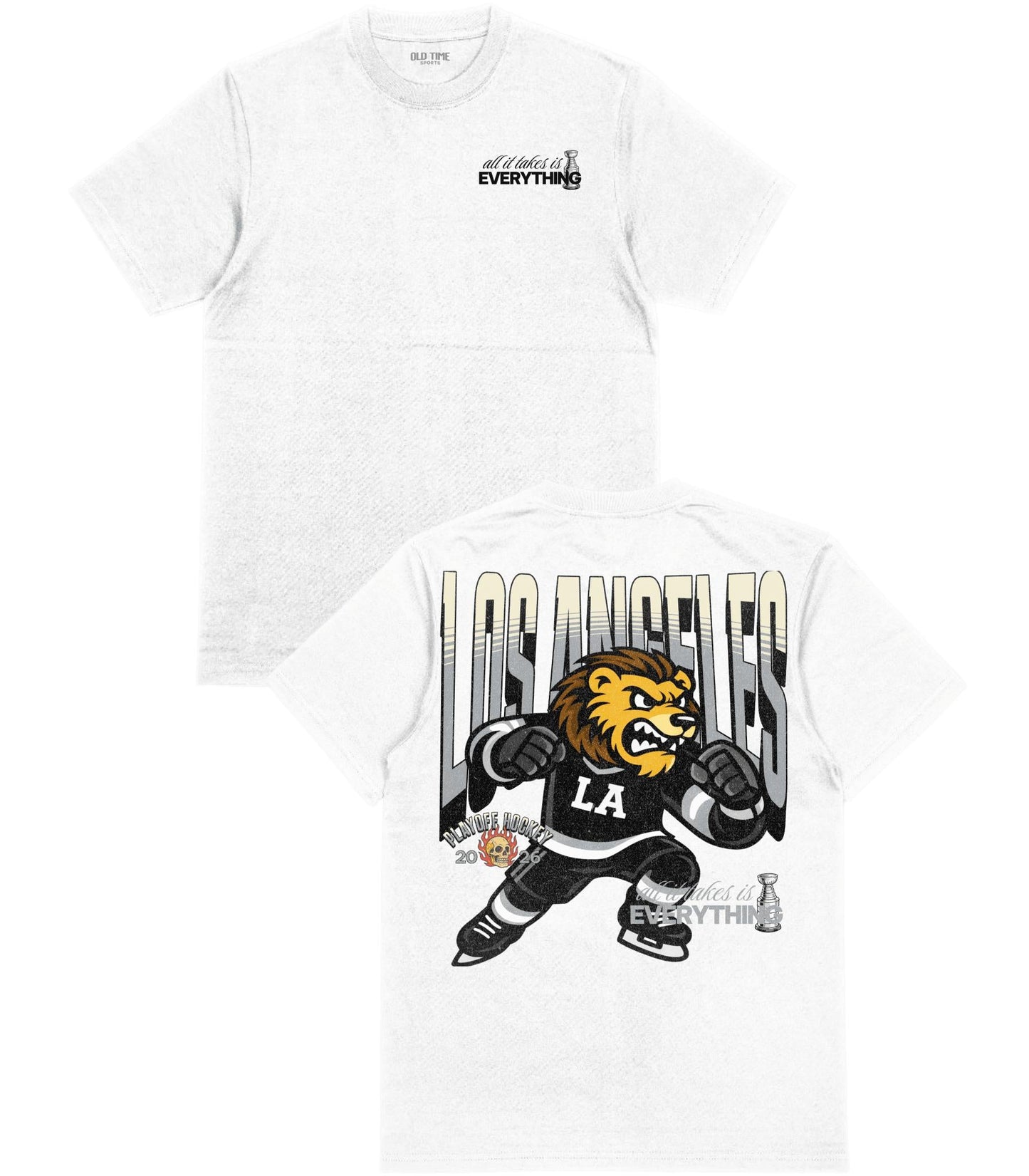 Los Angeles Playoff Hockey T-Shirt - Old Time Sports