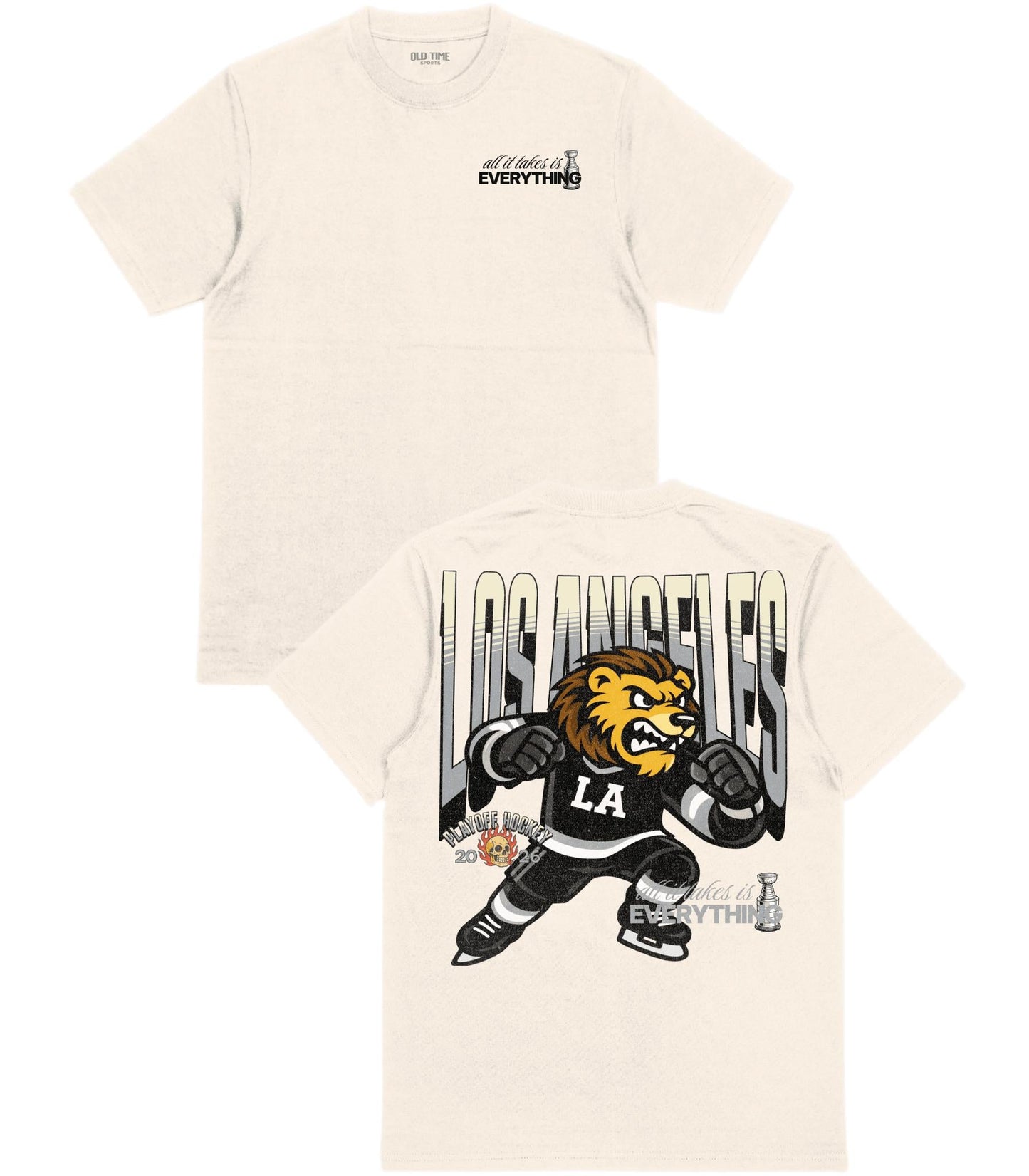 Los Angeles Playoff Hockey T-Shirt - Old Time Sports
