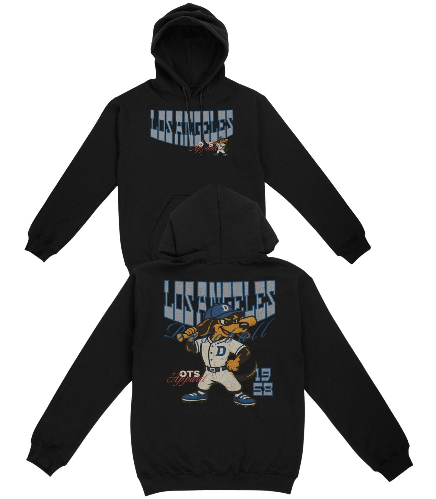 Los Angeles Since 1954 Basic Hoodie - Old Time Sports