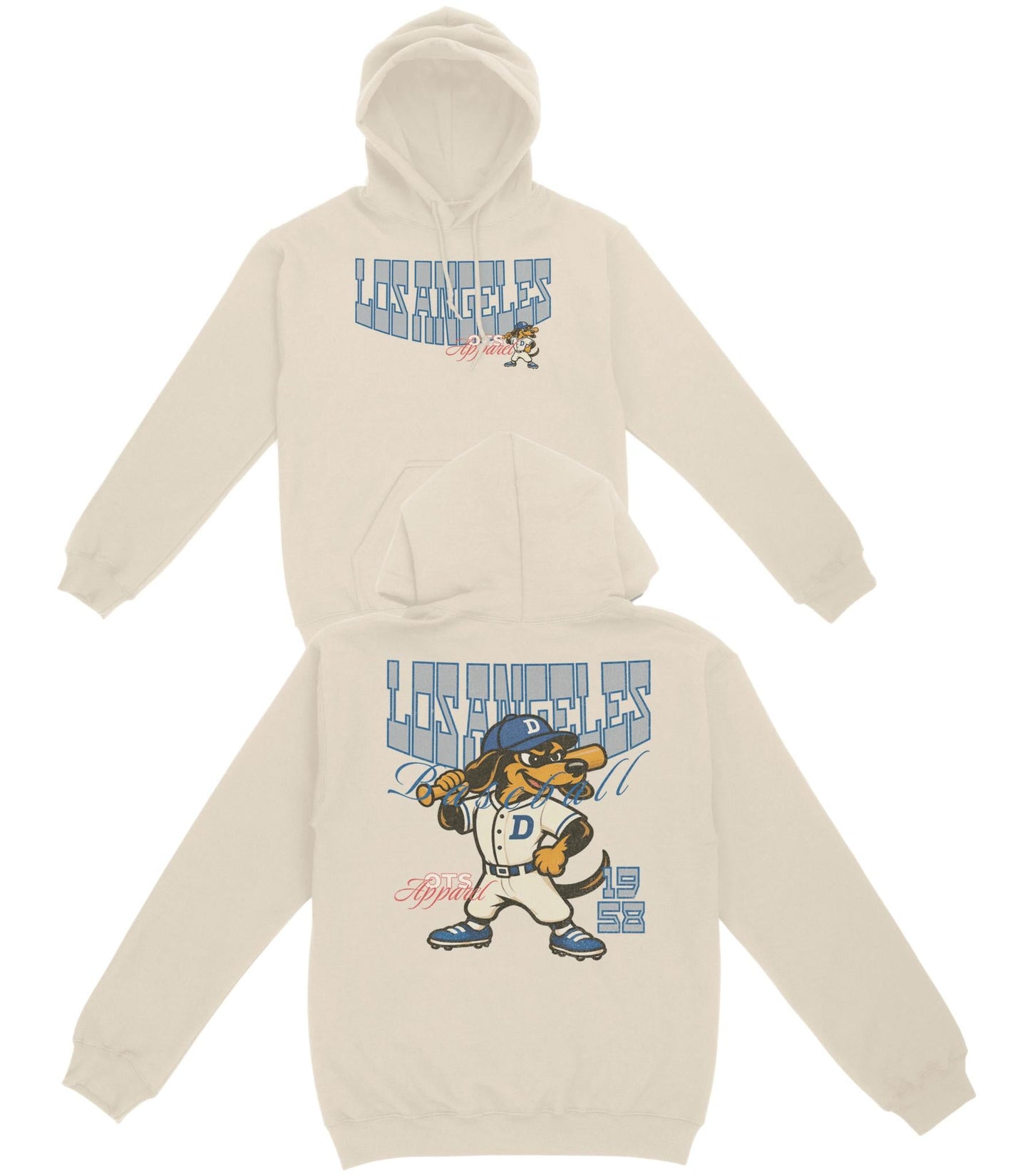 Los Angeles Since 1954 Basic Hoodie - Old Time Sports
