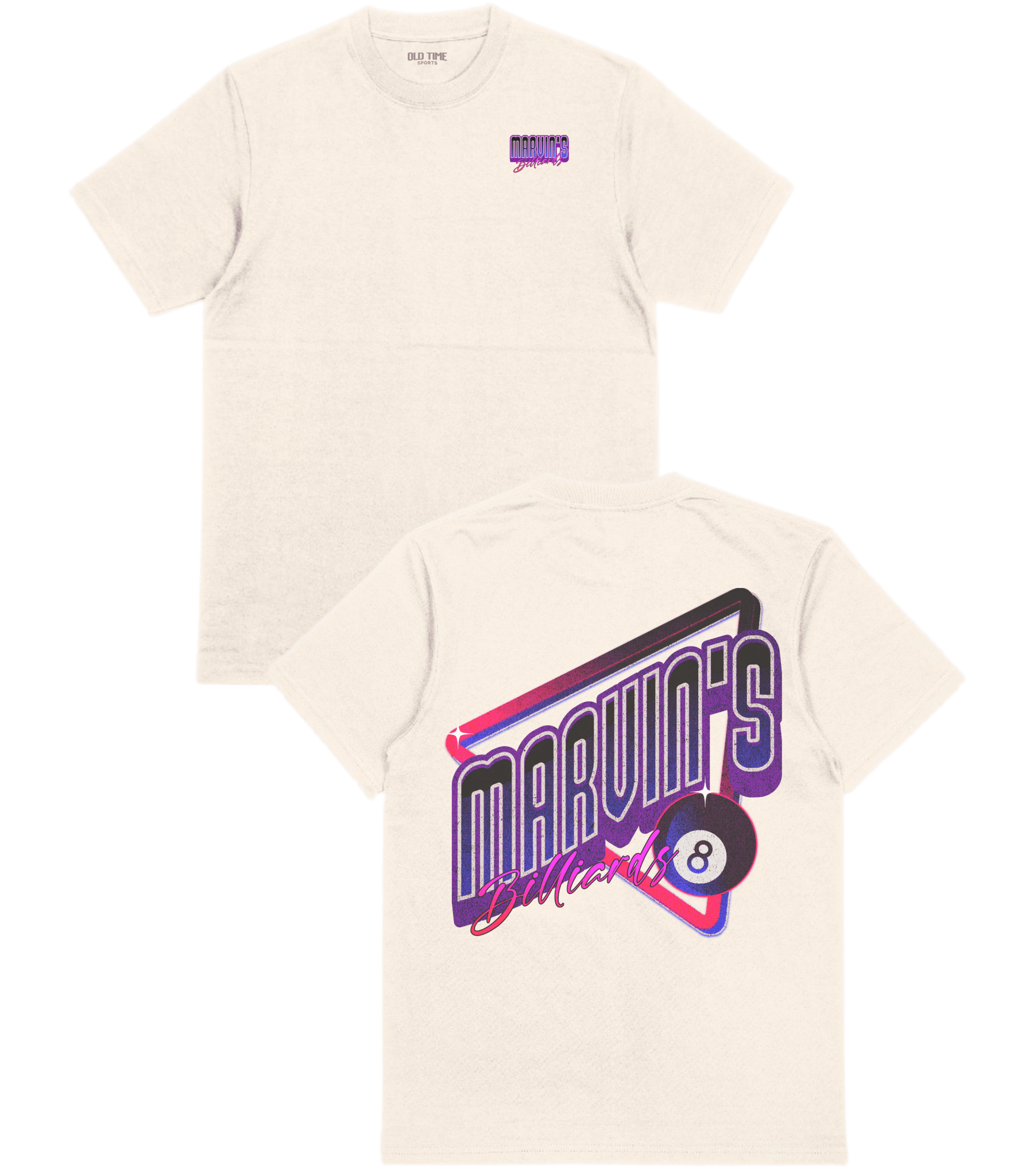 Marvin's Billiards T-Shirt - Old Time Sports