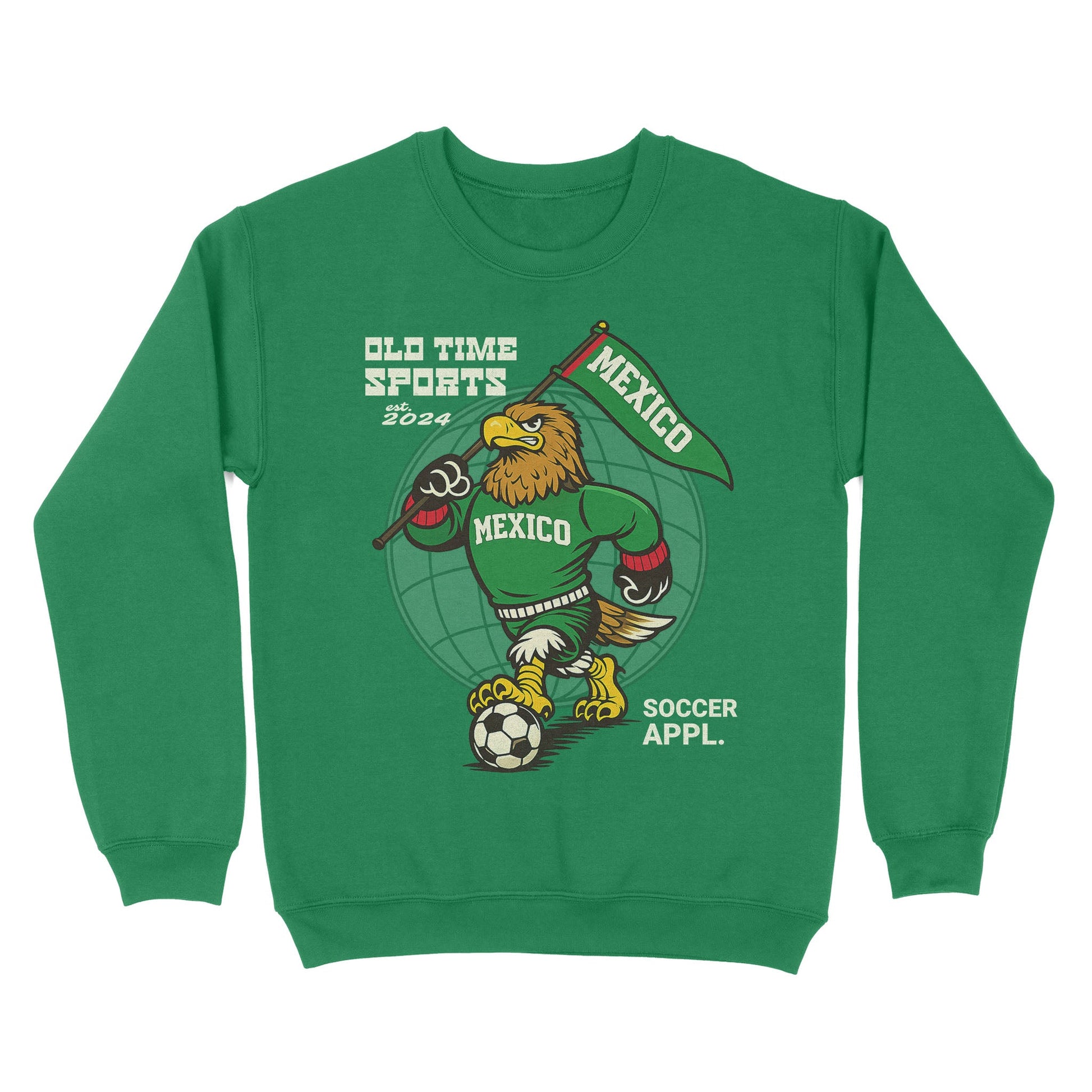 Mexican Soccer Basic Crewneck - Old Time Sports
