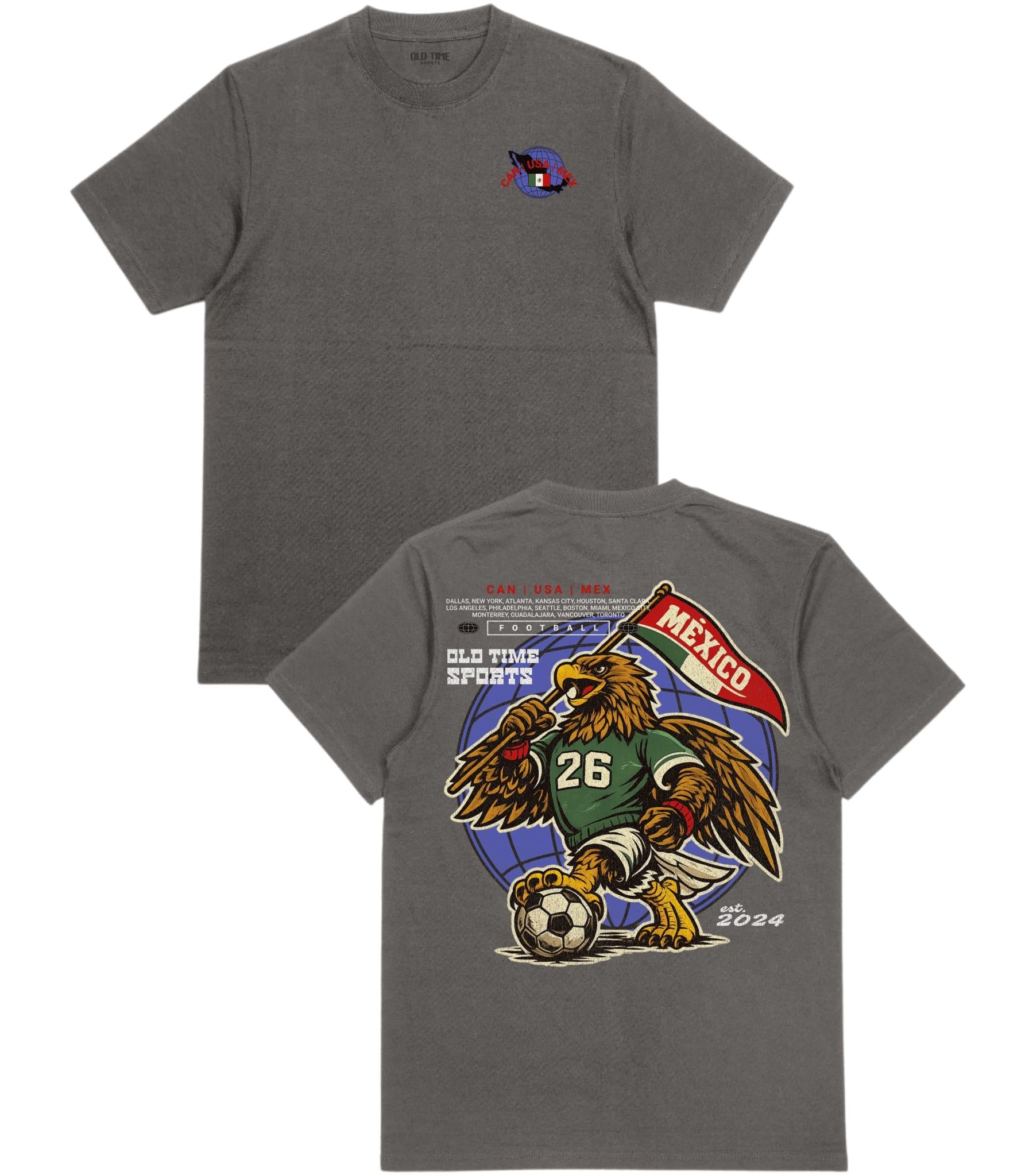 Mexico Flag T-shirt - Old Time Sports