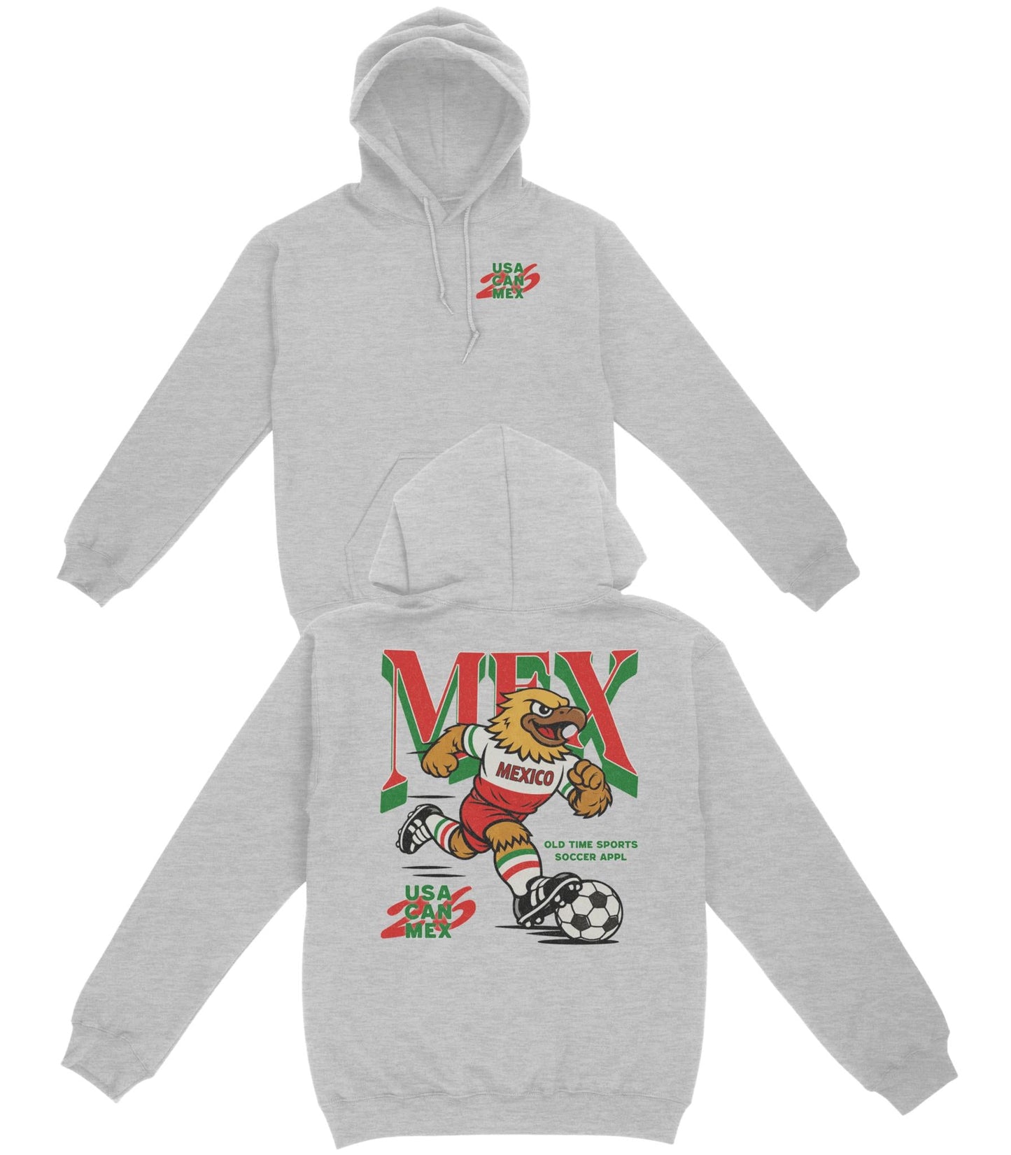 Mexico Soccer Team Basic Hoodie - Old Time Sports