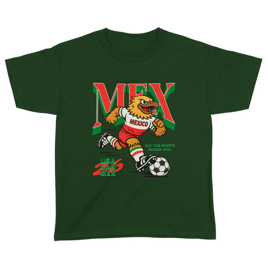 Mexico Soccer Team v2 YOUTH T-Shirt - Old Time Sports