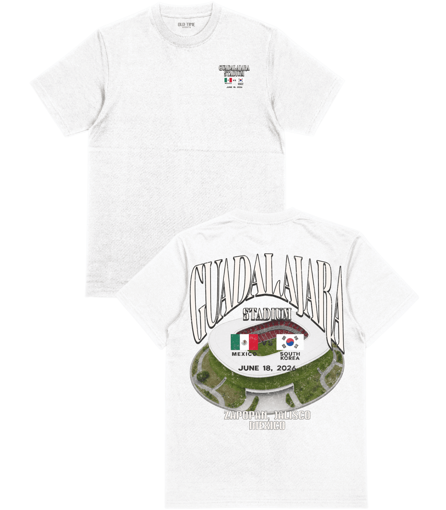 Mexico VS South Korea T-Shirt - Old Time Sports