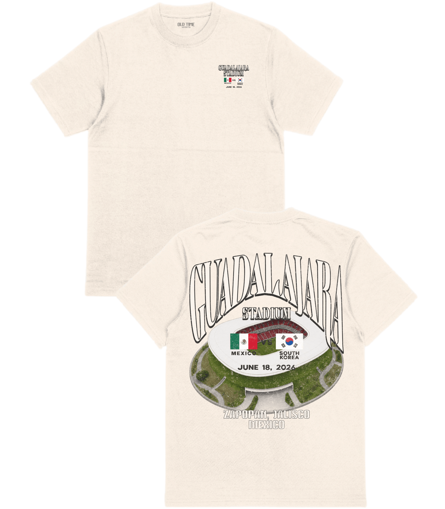 Mexico VS South Korea T-Shirt - Old Time Sports