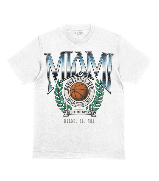 Miami Basketball T-Shirt - Old Time Sports