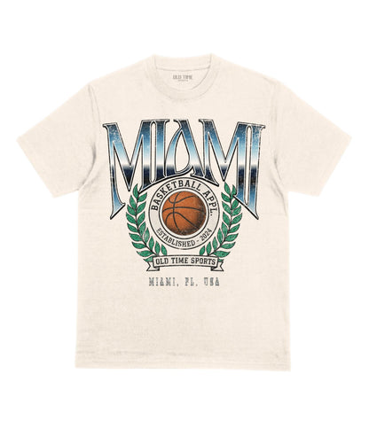 Miami Basketball T-Shirt - Old Time Sports