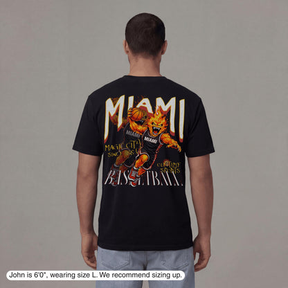 Miami Dunkman T-Shirt - Old Time Sports