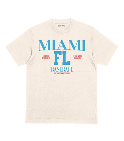 Miami, FL Baseball T-Shirt - Old Time Sports