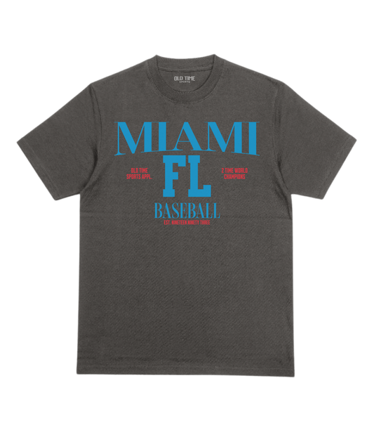 Miami, FL Baseball T-Shirt - Old Time Sports