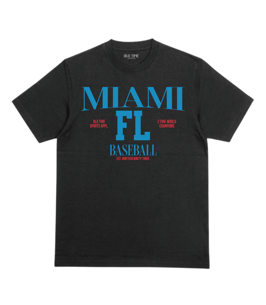 Miami, FL Baseball T-Shirt - Old Time Sports