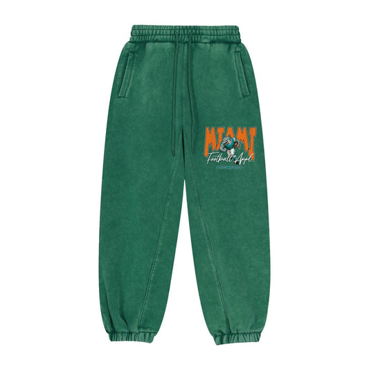 Miami Football Appl. Warmup Joggers - Old Time Sports