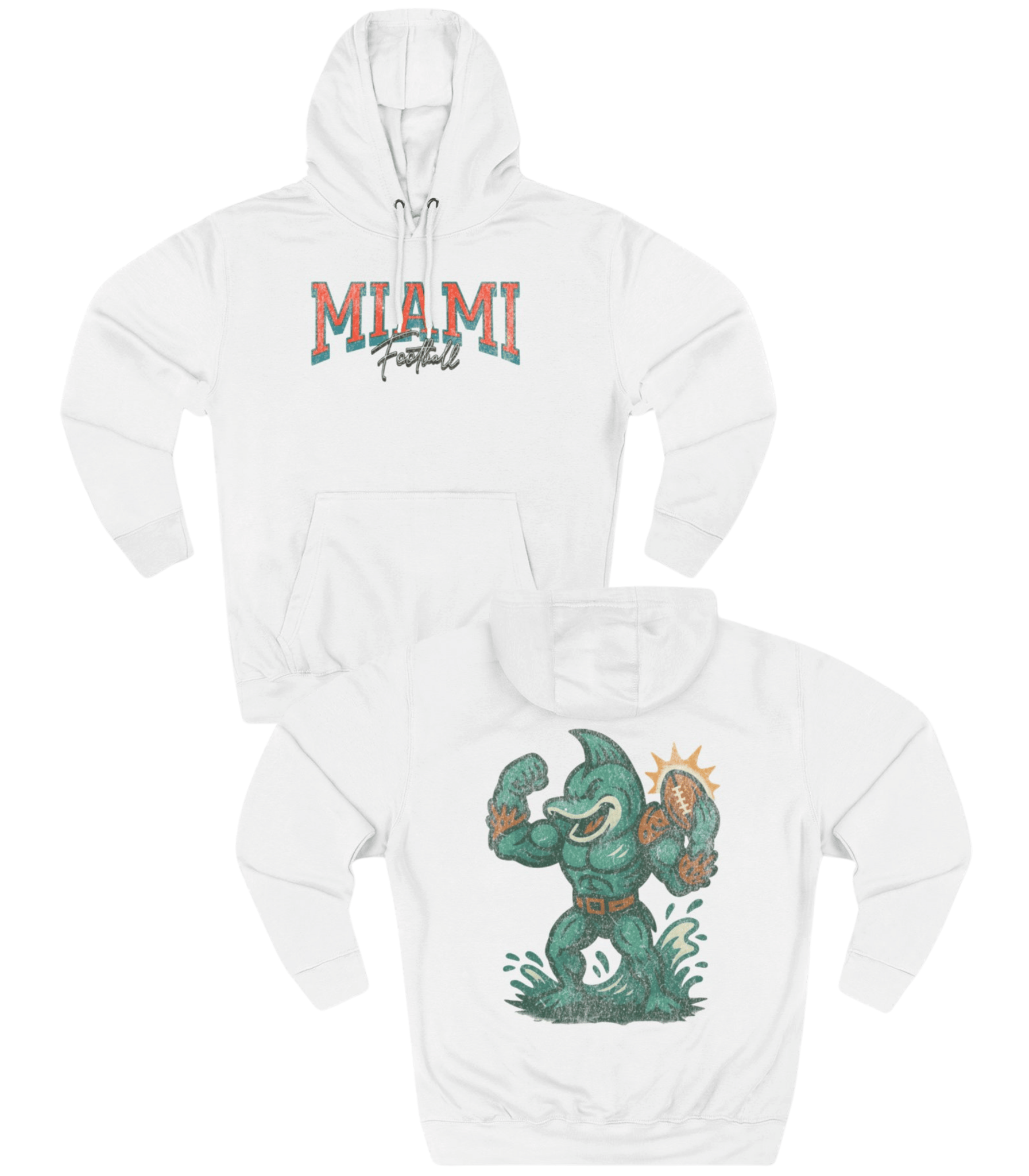 Miami Football Hoodie - Old Time Sports