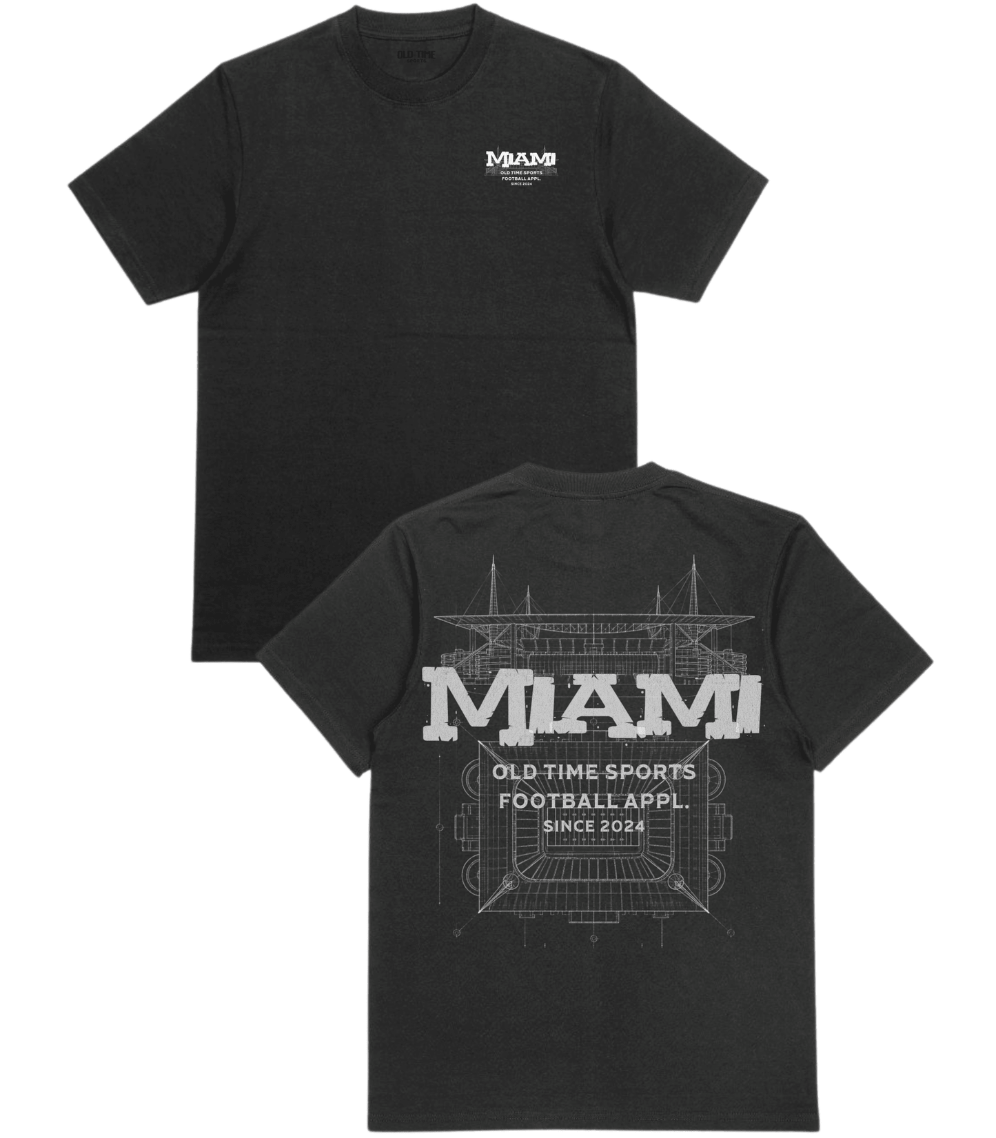 Miami Plans T-Shirt - Old Time Sports
