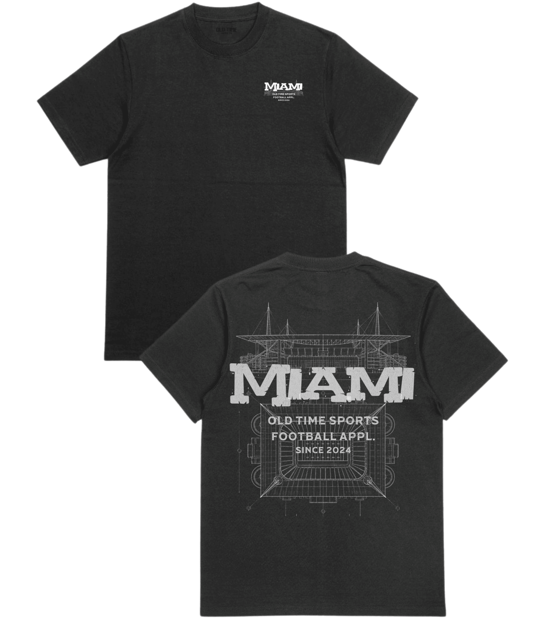 Miami Plans T-Shirt - Old Time Sports