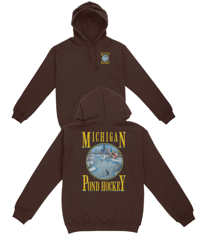 Michigan Pond Hockey Basic Hoodie - Old Time Sports