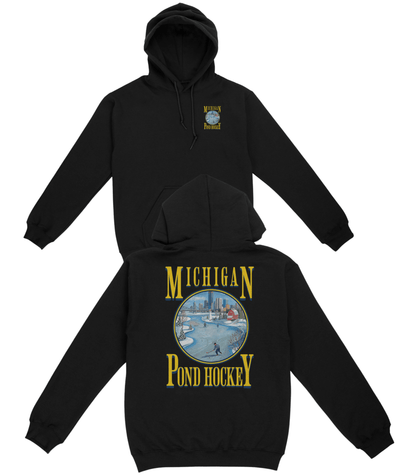 Michigan Pond Hockey Basic Hoodie - Old Time Sports