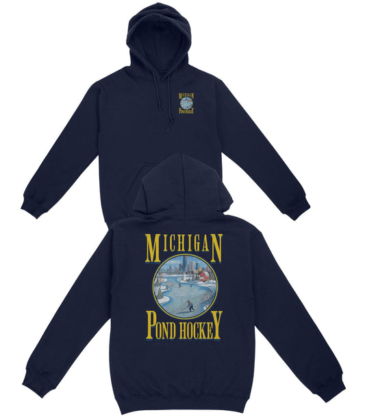 Michigan Pond Hockey Basic Hoodie