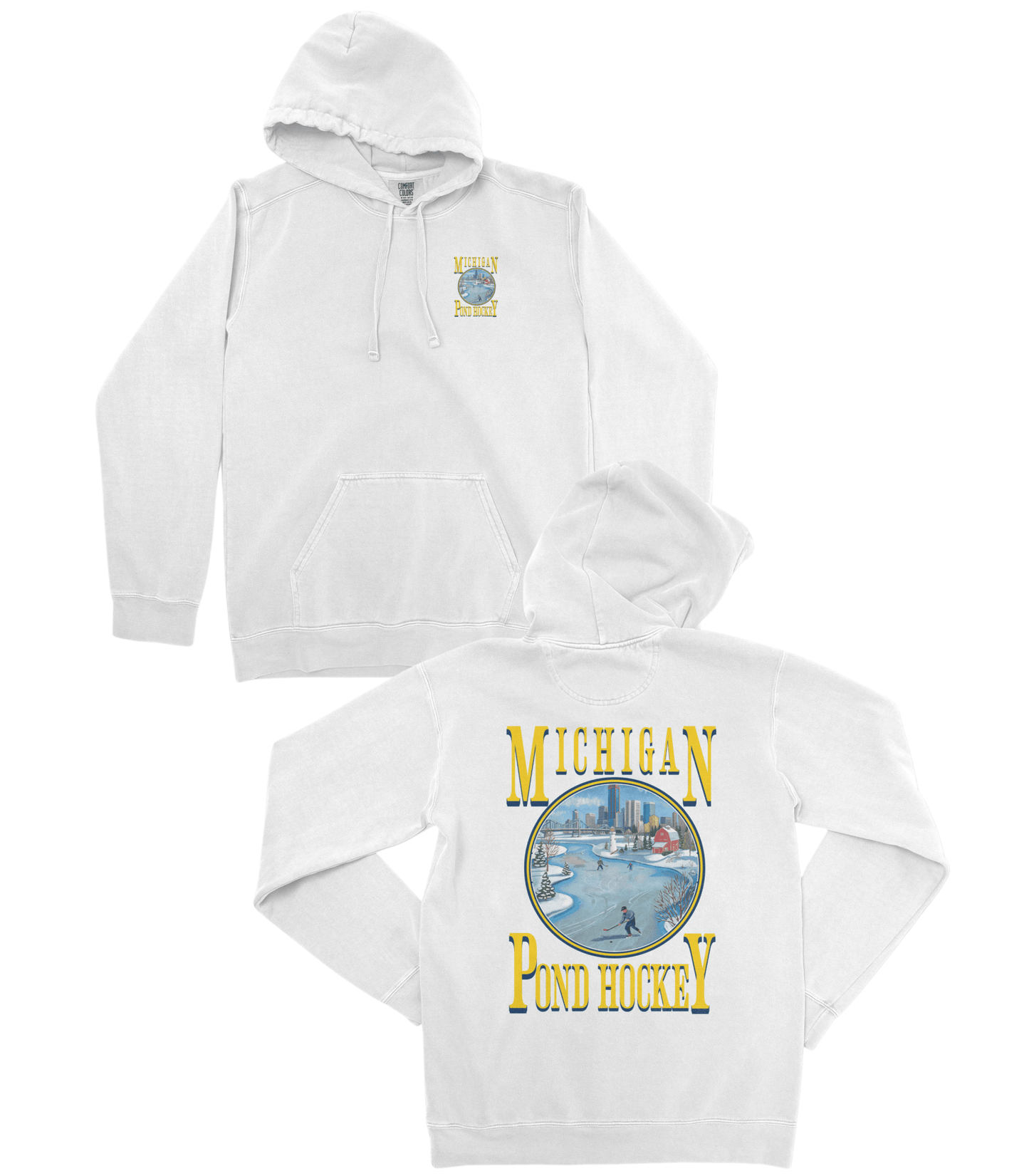 Michigan Pond Hockey Premium Hoodie - Old Time Sports