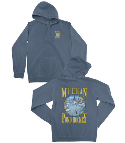 Michigan Pond Hockey Premium Hoodie - Old Time Sports