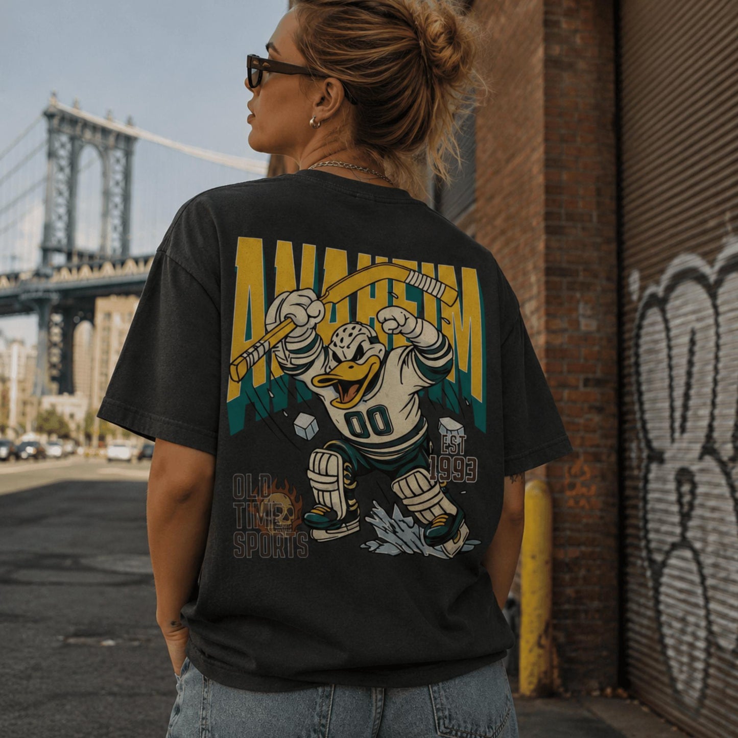 Mighty Anaheim Hockey T-Shirt - Old Time Sports