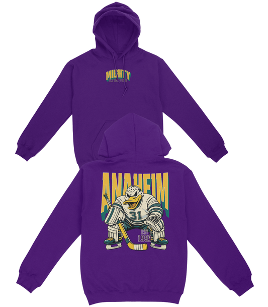 Mighty Anaheim Hockey v2 Basic Hoodie - Old Time Sports
