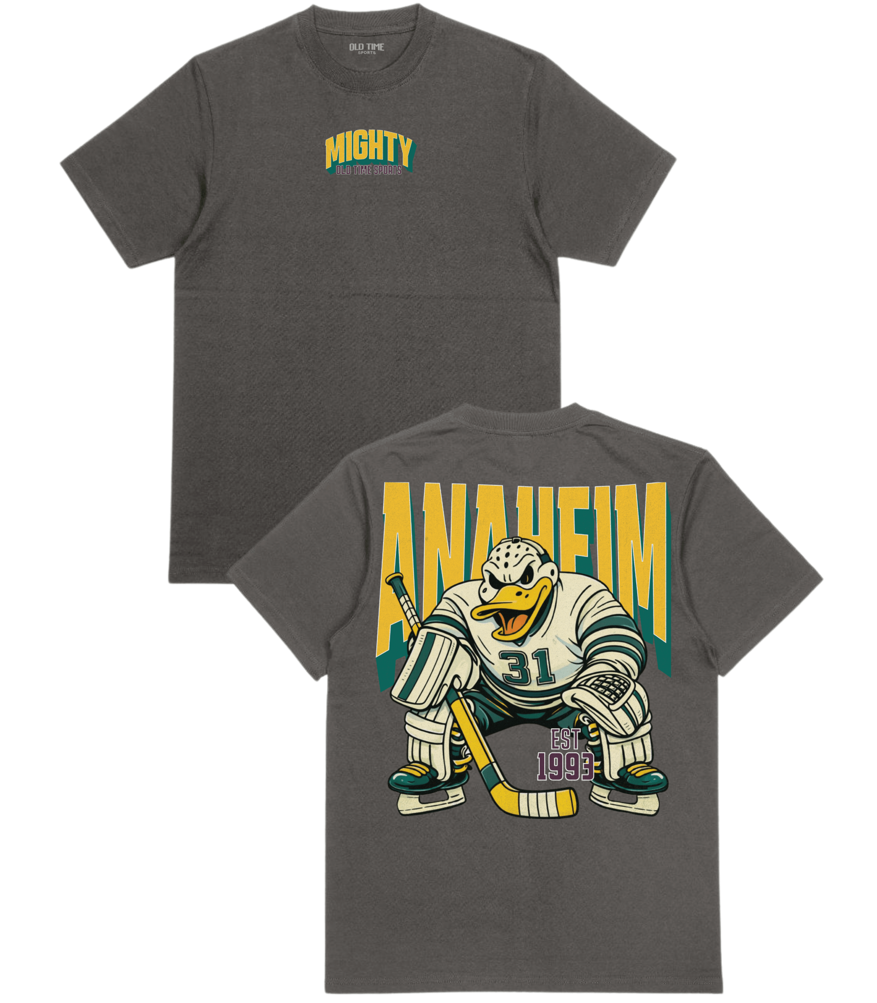 Mighty Anaheim Hockey v2 T-Shirt - Old Time Sports