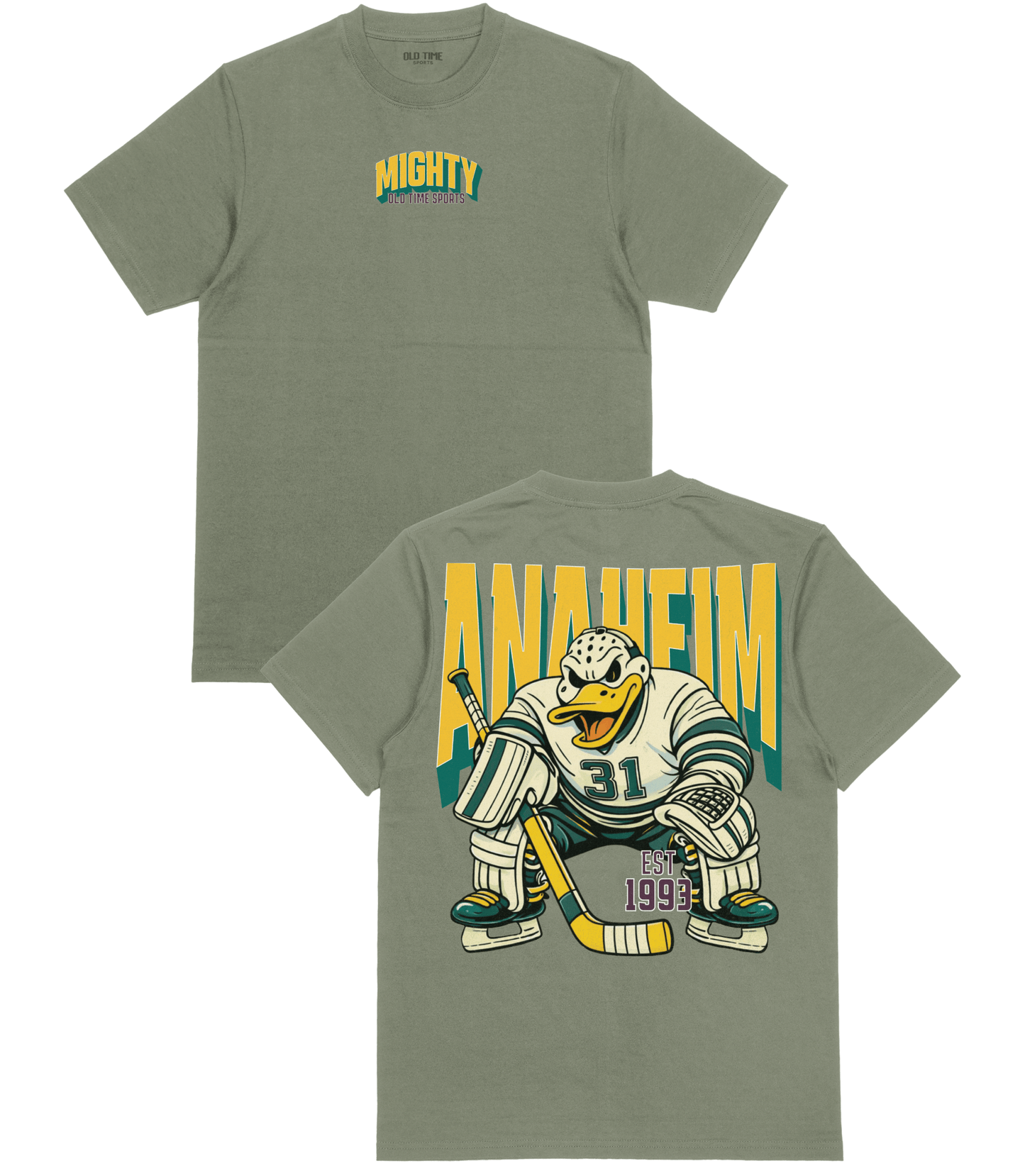 Mighty Anaheim Hockey v2 T-Shirt - Old Time Sports