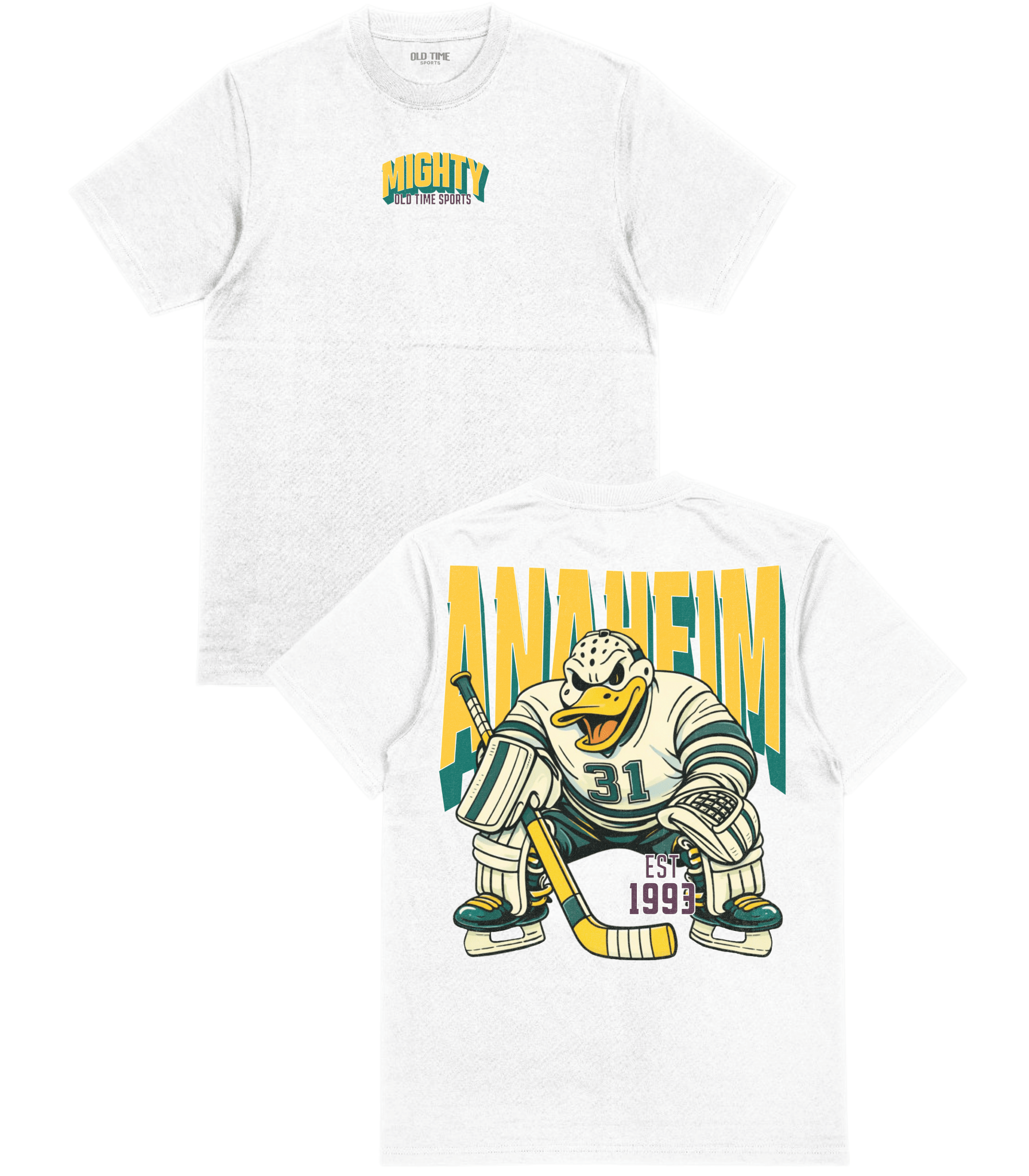 Mighty Anaheim Hockey v2 T-Shirt - Old Time Sports