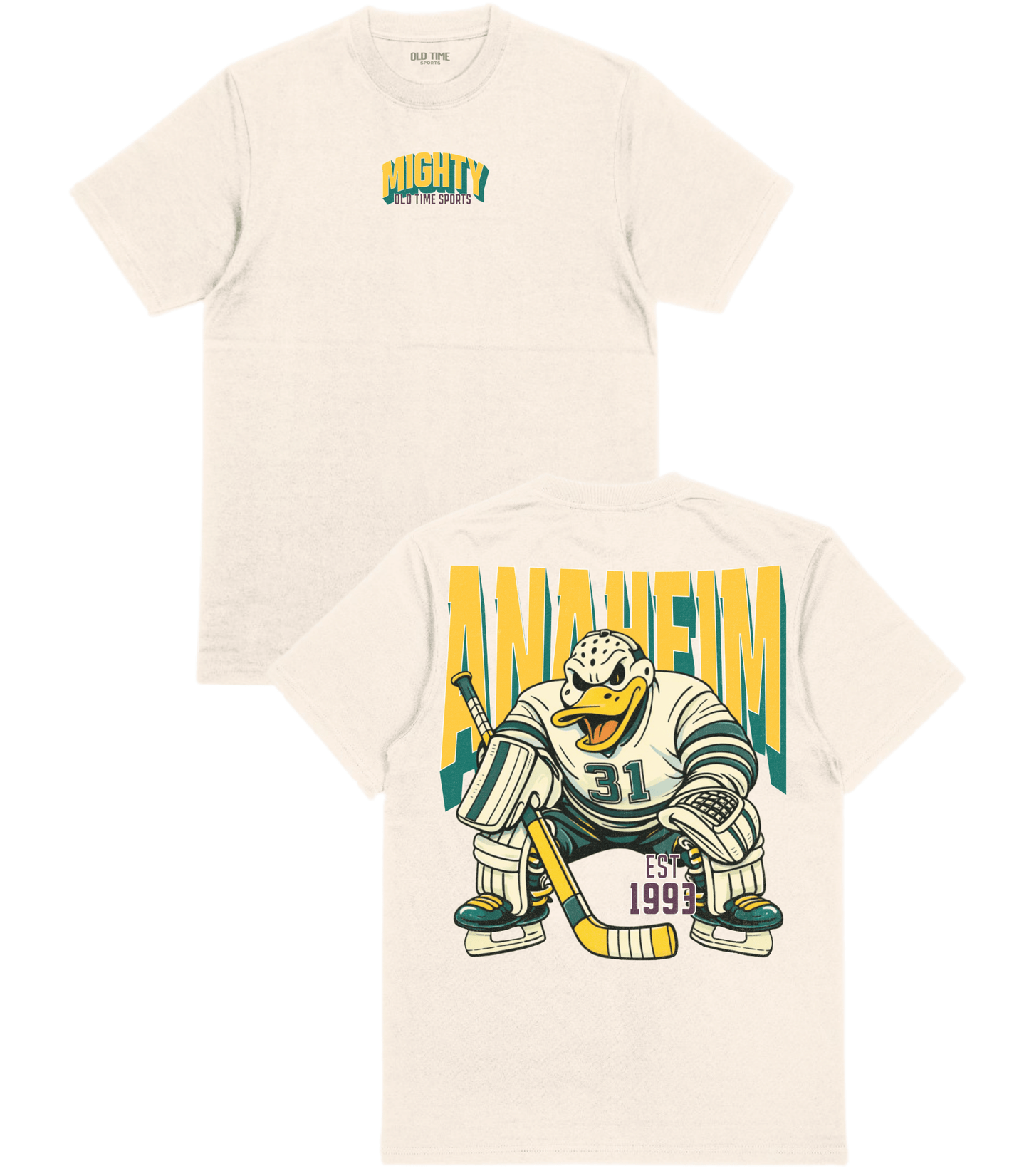 Mighty Anaheim Hockey v2 T-Shirt - Old Time Sports