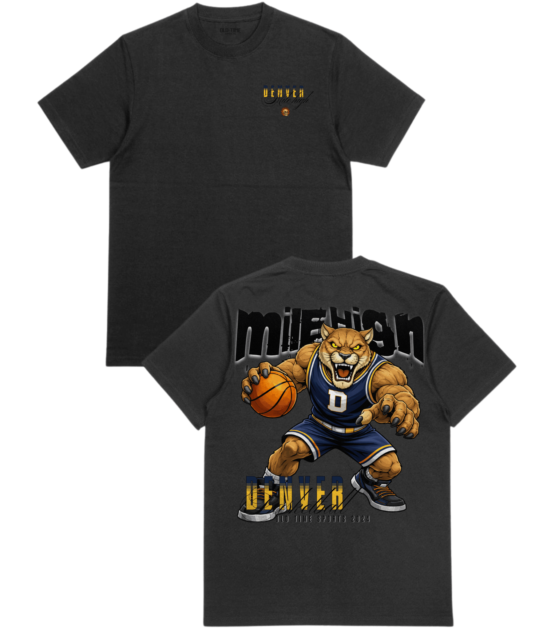 Mile High Basketball T-Shirt - Old Time Sports
