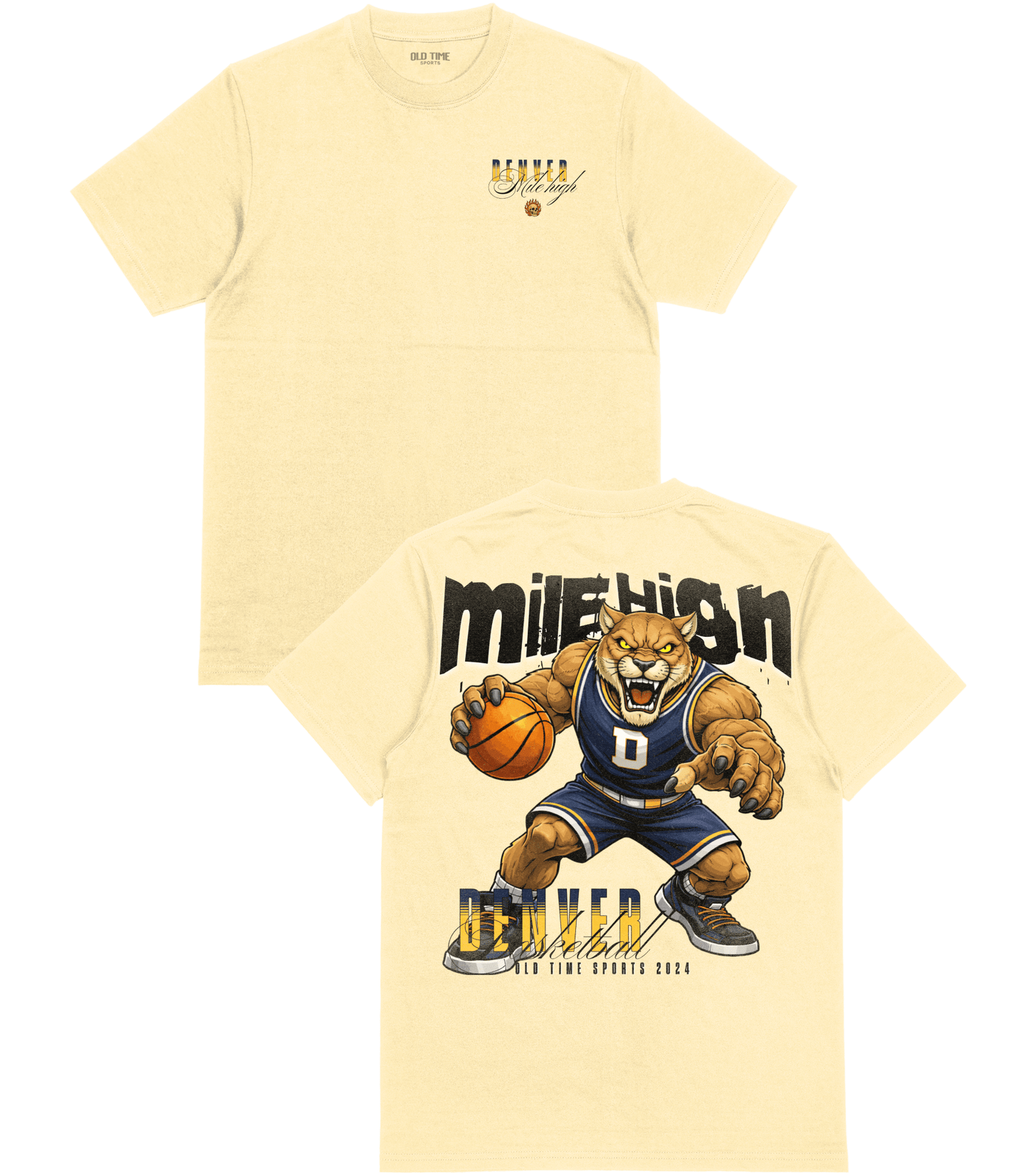 Mile High Basketball T-Shirt - Old Time Sports