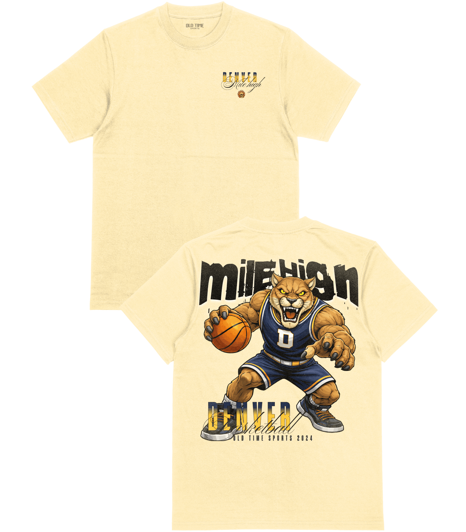 Mile High Basketball T-Shirt - Old Time Sports