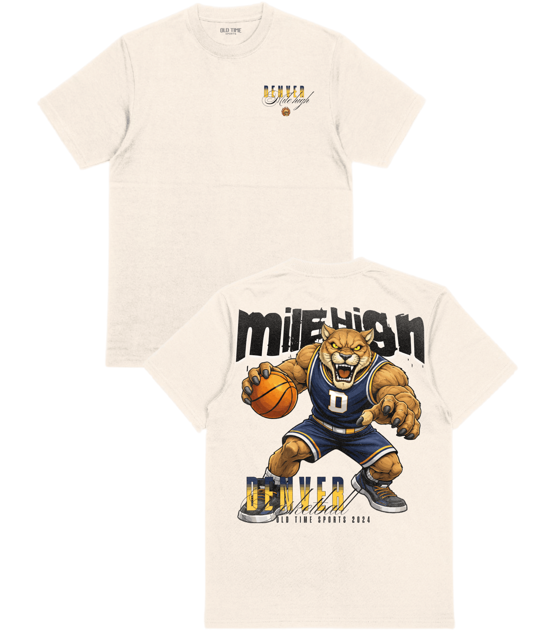 Mile High Basketball T-Shirt - Old Time Sports