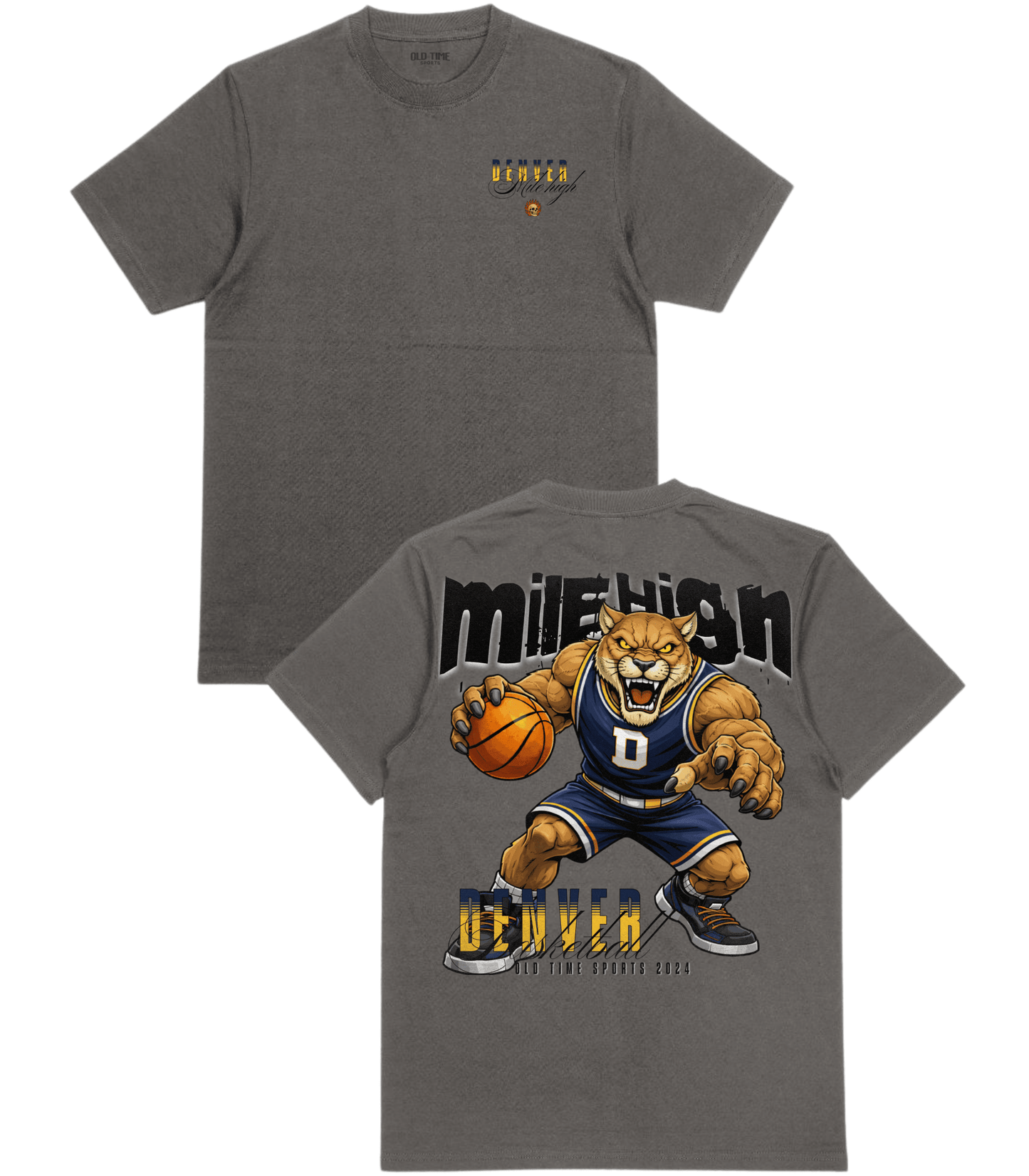 Mile High Basketball T-Shirt - Old Time Sports