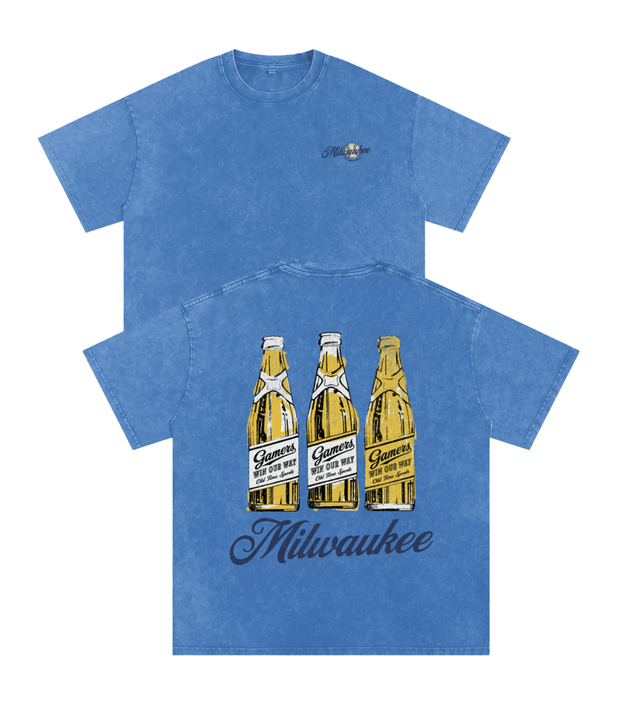 Milwaukee Bottles Heavyweight Tee - Old Time Sports