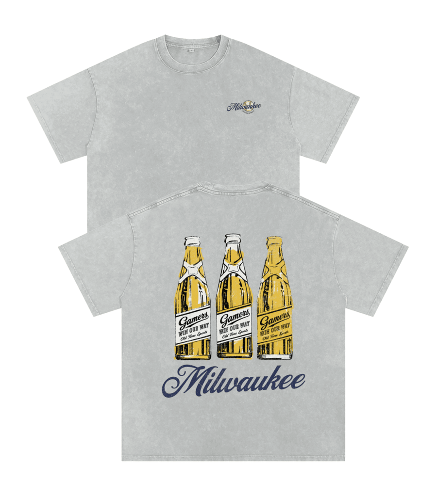 Milwaukee Bottles Heavyweight Tee - Old Time Sports