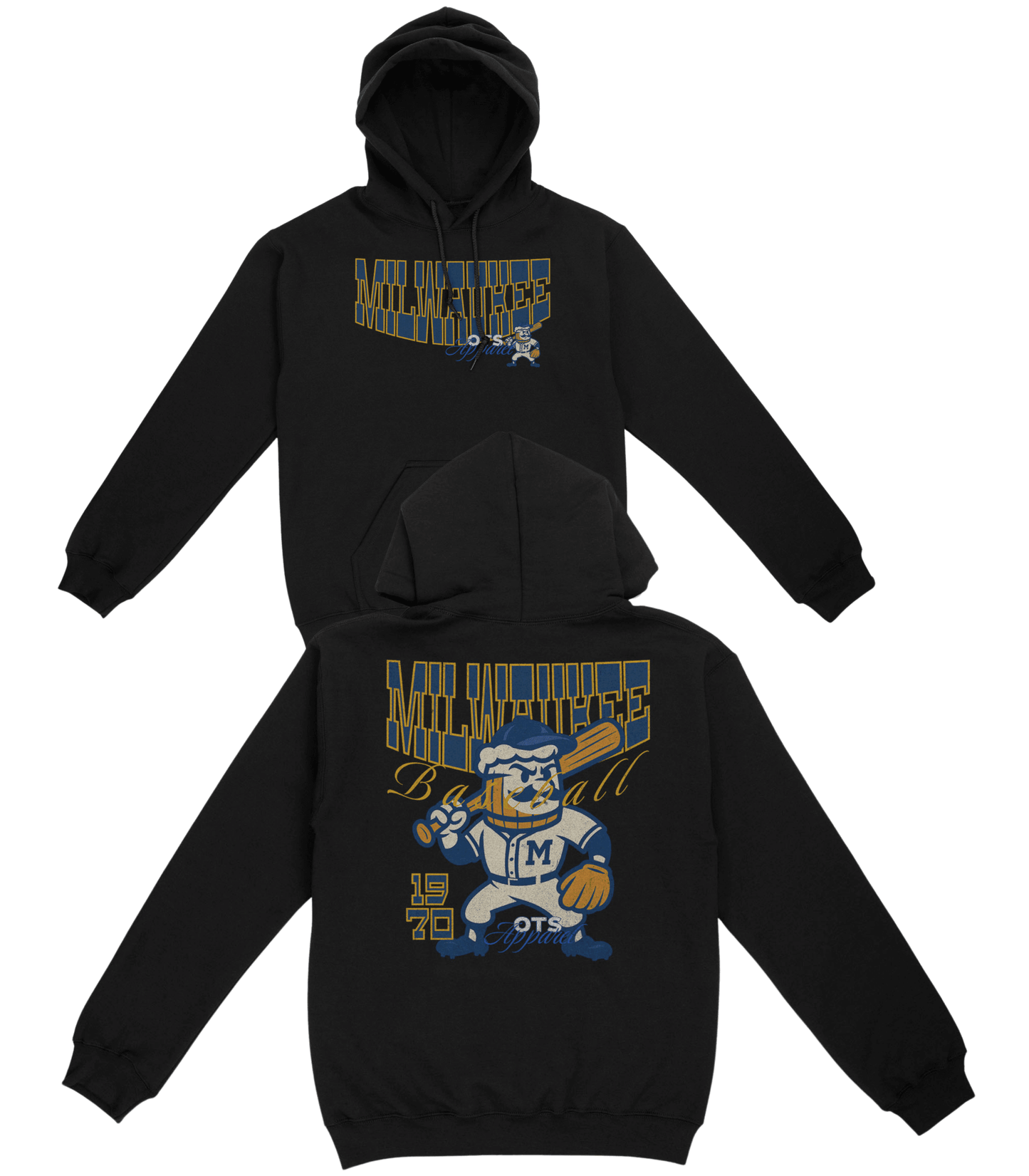 Milwaukee Since 1970 Basic Hoodie - Old Time Sports