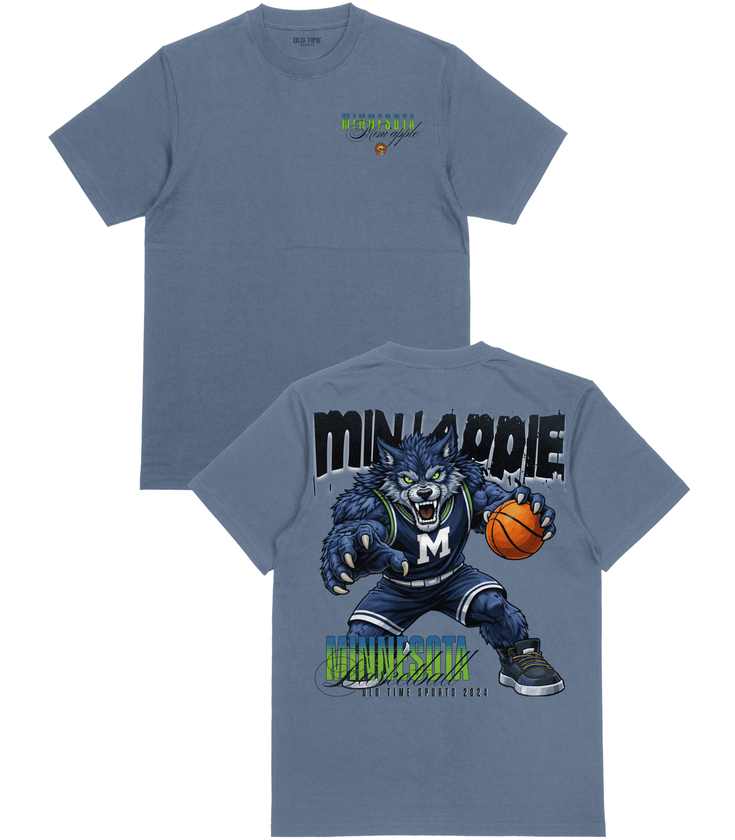 Mini Apple Basketball T-Shirt - Old Time Sports