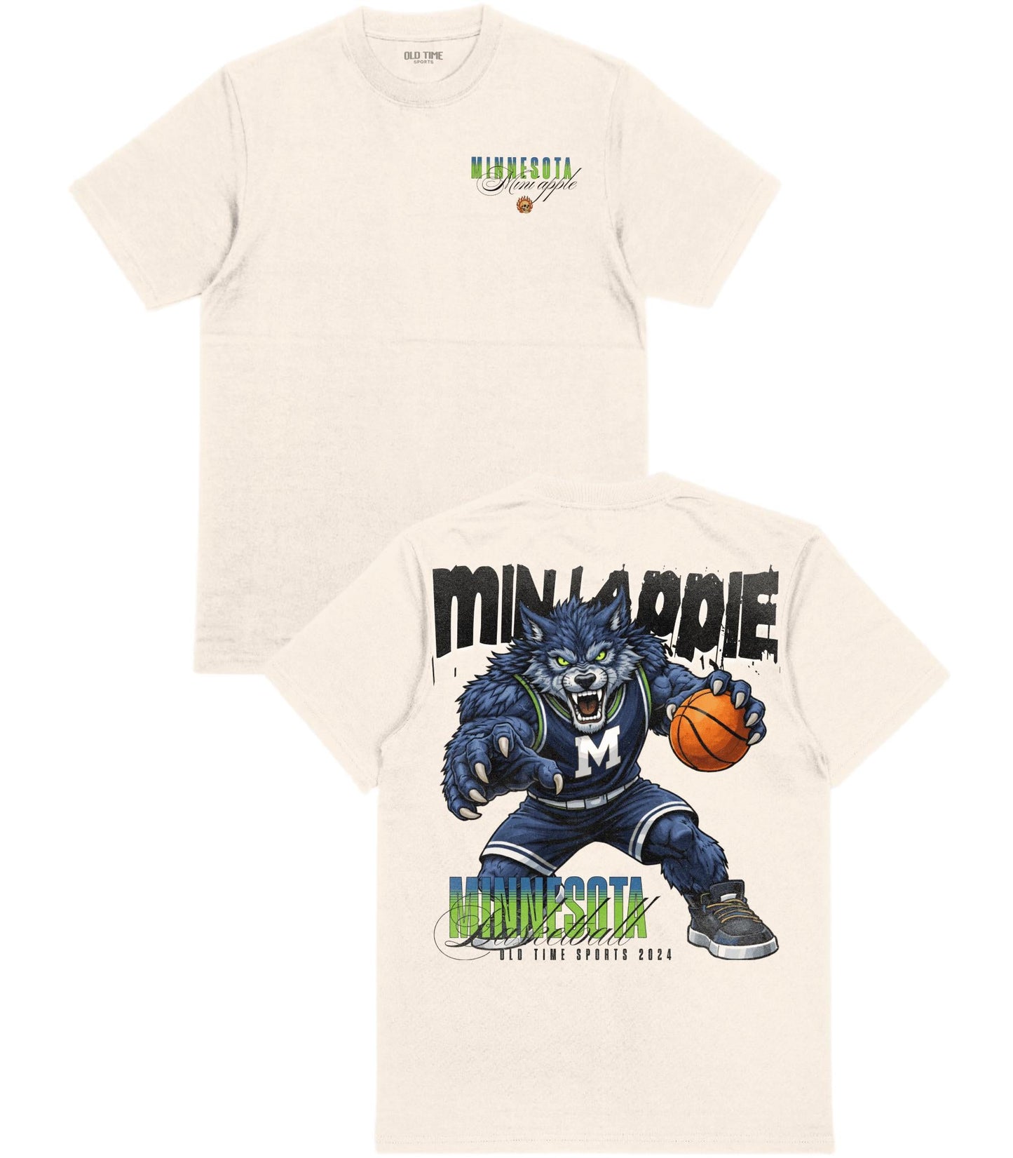 Mini Apple Basketball T-Shirt - Old Time Sports